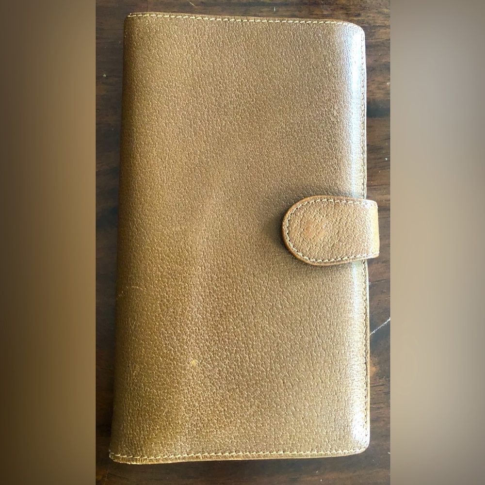 Vintage Gucci Men’s Checkbook wallet